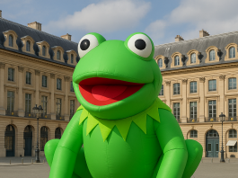 Kermit la grenouille, dernier avatar de « l’art comptant pour rien »!